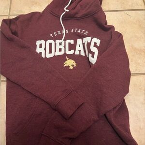 Pro Edge Maroon Texas state Bobcats Hoodie